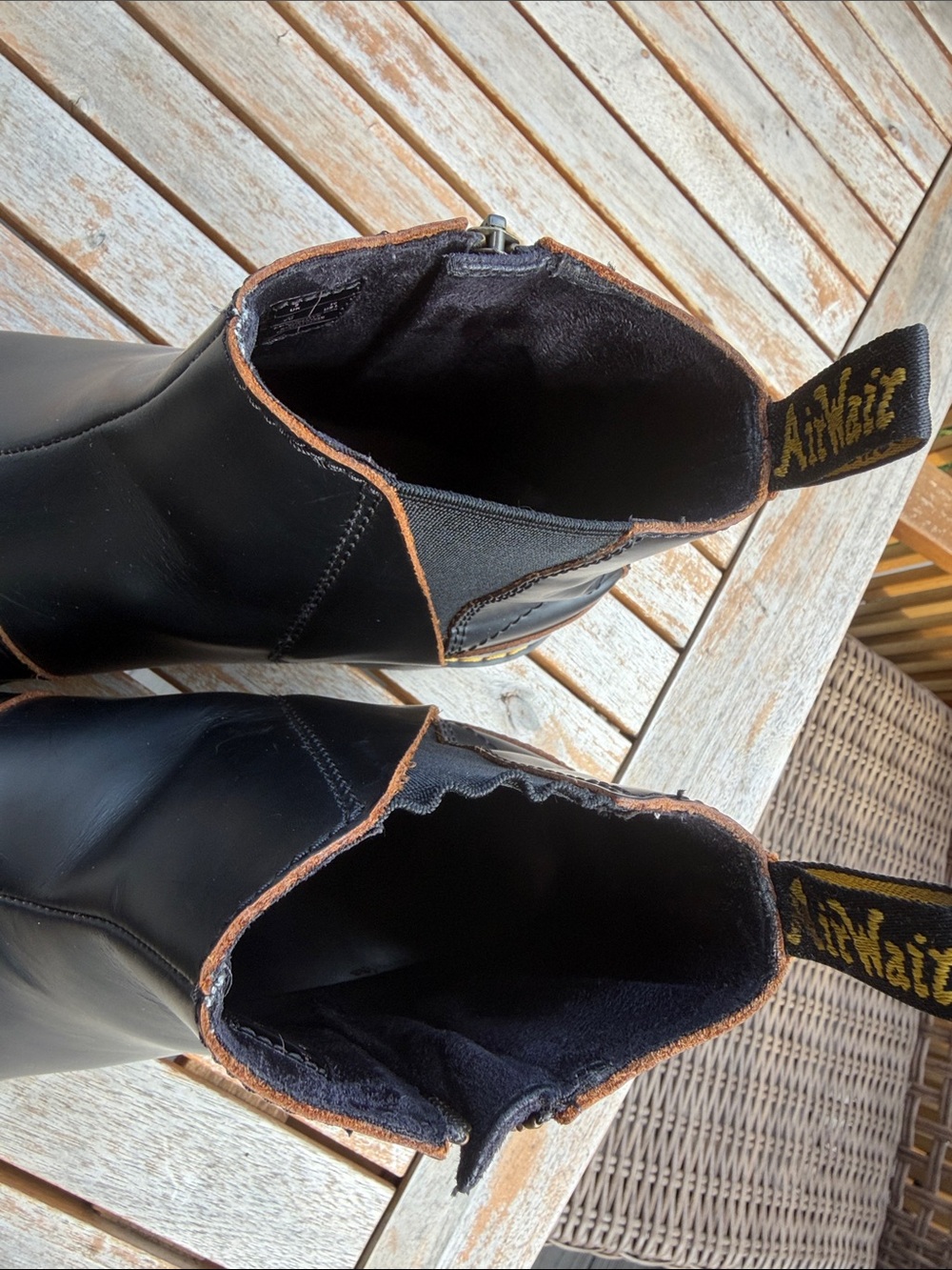 Dr. Martens Black Chunky Chelsea Ankle Boots - Picture 5 of 7
